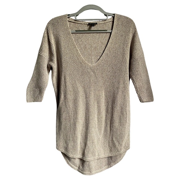 Express Knit V-Neck Sweater - Picture 1 of 7